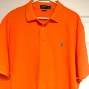 Polo Ralph Lauren Orange Polo Shirt- XXL